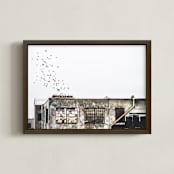 "Brooklyn" - Art Print in Winter White by Kaitlin Rebesco - Framed