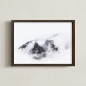 "Top Of The World" - Art Print in Cloud White by GeekInk Design - Framed