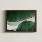 "leaf & light 4" - Art Print in White by Alicia Abla - Framed