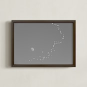 "Flight and Hike I" - Art Print in Dusk by Alaric Yanos - Framed