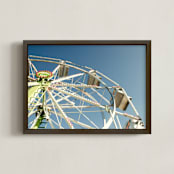 "Rueda de Fortuna" - Art Print in Color by Asha Nahas - Framed