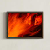 "Lag BaOmer | 2017 | 6" - Art Print in Flames by Tal Paz-Fridman - Framed