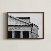 "Pantheon I" - Art Print in Black & White by Becca Beers - Framed