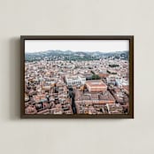 "Bologna" - Art Print in Dusty Blush by LindseyErin - Framed