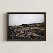 "stark" - Art Print in one color by Monica Gussow - Framed