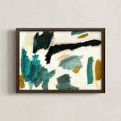 "Can't See The Forest From The Trees" - Art Print in forest tree by Lauren Packard - Framed