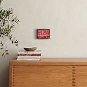 "Red Rust" - Art Print in red by Alexis Arnold - In a Room