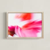 "Chroma Explosion" - Art Print in Rose by Catherine Culvenor - Framed