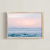 "Davenport Dreams" - Art Print in Serenity by Janel Galvez - Framed