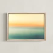 "Colors We Cannot Name" - Art Print in Sunrise by AMANDA LOMAX - Framed