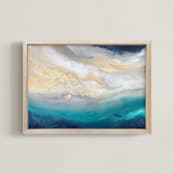 "Dreamlands" - Art Print in Coastal by Julia Contacessi - Framed