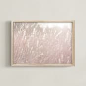 "Soft Glow" - Art Print in Light Blush by LindseyErin - Framed