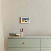 "Confused Crabs" - Art Print in Red by Rafael Yaniger - In a Room