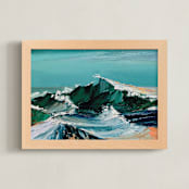 "Prevail I" - Art Print in Ocean Sky by Jamie Peterson - Framed