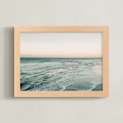 "Mint Morning" - Art Print in Sea by ALICIA BOCK - Framed