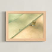 "Tea Time by the Pool" - Art Print in Poolside by Rasa Puzinaite - Framed