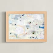 "parcel" - Art Print in Denim by Lindsay Megahed - Framed