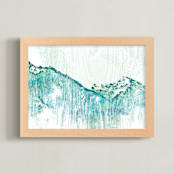"Escape " - Art Print in Sea by SimpleTe Design - Framed