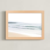 "Slow Tide" - Art Print in Wave by Mike Sunu - Framed