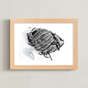 "Ball Game" - Art Print in ball by Lindsay Kelly Art - Framed