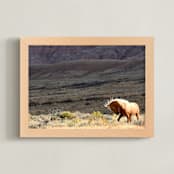 "Spirit Dance" - Art Print in Desert Gold by Leslie Le Coq - Framed
