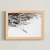 "Thryp II" - Art Print in Hunter Green by Blustery August - Framed