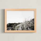 "Agnes Waters I" - Art Print in Mono by Blustery August - Framed