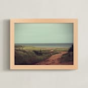 "The Shores of Green Gables" - Art Print in Beach Green by Gray Star Design - Framed