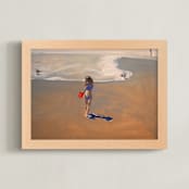 "Oxnard Violet 1" - Art Print in Violet by Annie Seaton - Framed