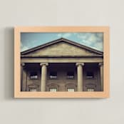 "Province House" - Art Print in Building Block Brown by Gray Star Design - Framed