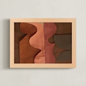 "BrownSugar" - Art Print in Brown Sugar by cyrille gulassa - Framed