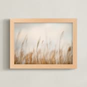 "windsong" - Art Print in golden by Crystal Lynn Collins - Framed