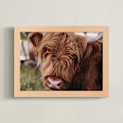 "Bashful" - Art Print in Nutmeg by Hollie Renner Photography - Framed