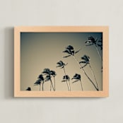 "island palms no.1" - Art Print in sky by Monica Gussow - Framed