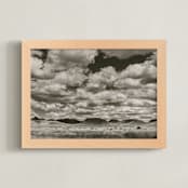 "Storm Clouds" - Art Print in Sepia by Ann Gardner - Framed