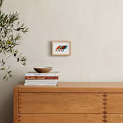 "Mod Birds" - Art Print in Multi by Jennifer Morehead - In a Room