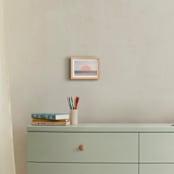 "Feels Like Summer" - Art Print in Salmon by Kimberly Young - In a Room
