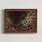 "Time for the fresh air II" - Art Print in Bonze by Lying on the grass - Framed