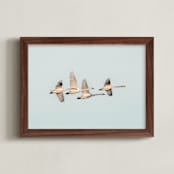 "Evaporate" - Art Print in Warm Sunrise by Leaves of Ash - Framed