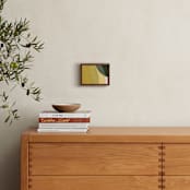"spatial divide two" - Art Print in citron by Carrie Moradi - In a Room