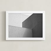 "White Walls" - Art Print in monochrome by lulu and isabelle - Framed