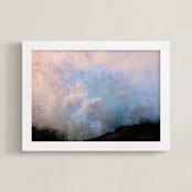 "Sky Waves" - Art Print in sunset spray by Sea and Sky - Framed