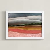 "the Sun Shines Again" - Art Print in Multicolor by Karen Kardatzke - Framed