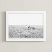 "Going Into the Wild" - Art Print in Black and White by Alison Holcomb - Framed