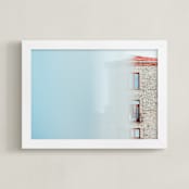 "À Travers" - Art Print in Sky by Tania Medeiros - Framed