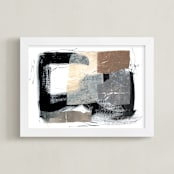"Come By" - Art Print in Put It In Neutral by Jennifer Daily - Framed