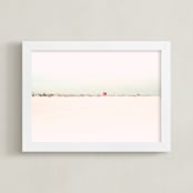 "Sugary Sand Beach" - Art Print in Sugary Sand by Rega - Framed