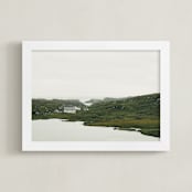 "highland coast" - Art Print in Rolling Hills by Kamala Nahas - Framed