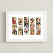 "Photo Strips: Framed Photo" - Framed Photo in White by Olivia Kanaley Inman - Framed