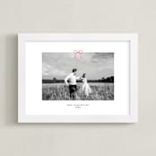 "Small Bow: Landscape Framed Photo" - Framed Photo in Petal by Annie Shapiro - Framed